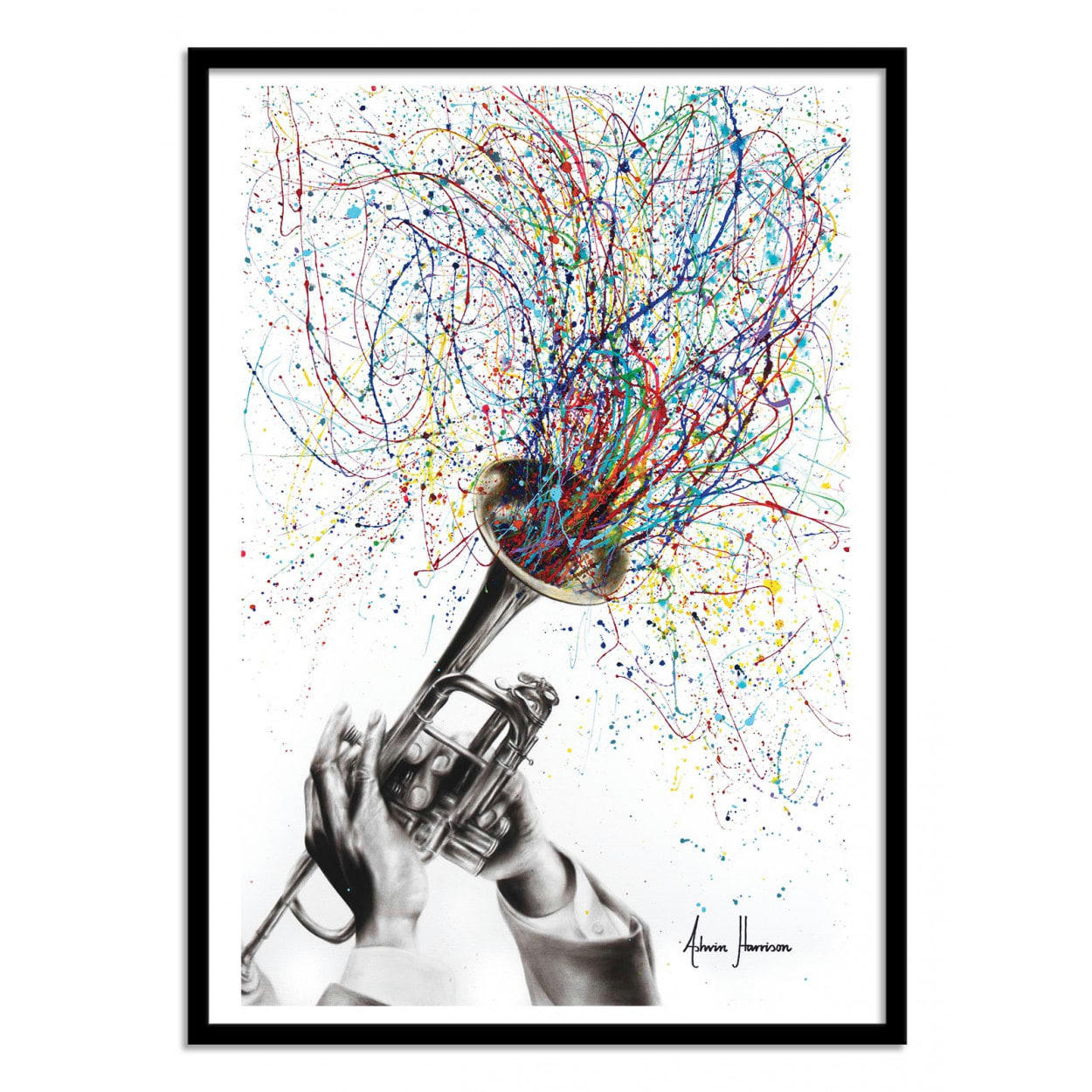 ASHVIN HARRISON - SOUL OF SOUND - ASHVIN HARRISON - Affiche d'art 30 x 40 cm