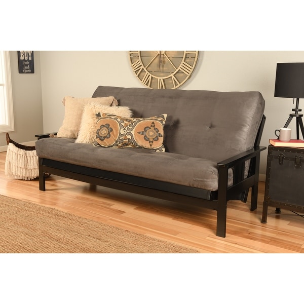 Somette Cotton and Foam Futon Mattress with Suede Cover