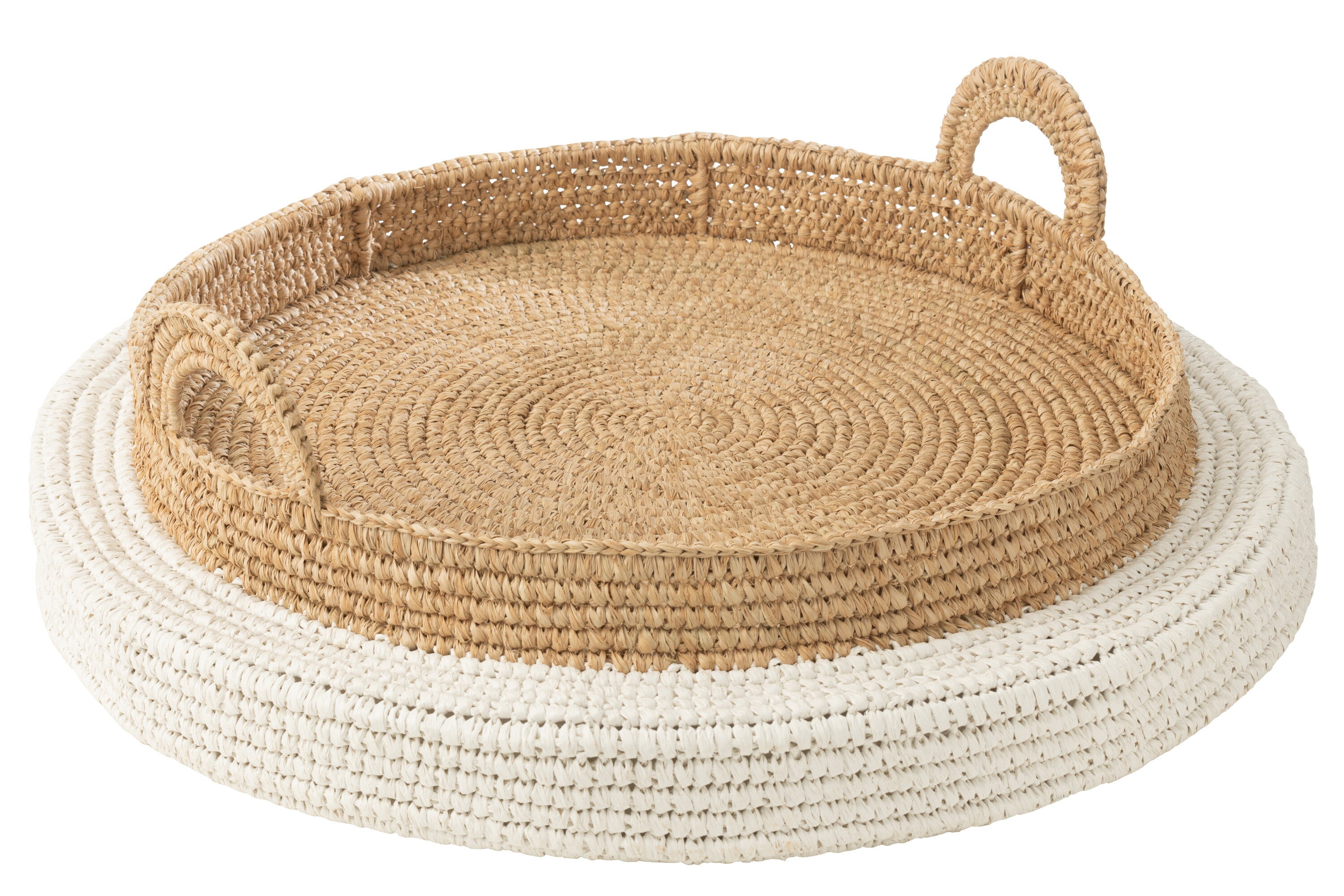 J-Line plateau Drijvend - polystyreen - wit naturel