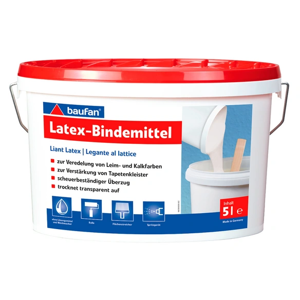 Bindemittel »baufan«, Latex, 5 Liter