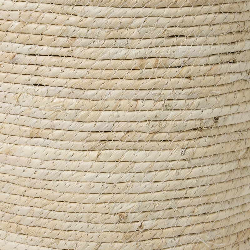 Poef ibiza - wit - &Oslash;35x37 cm