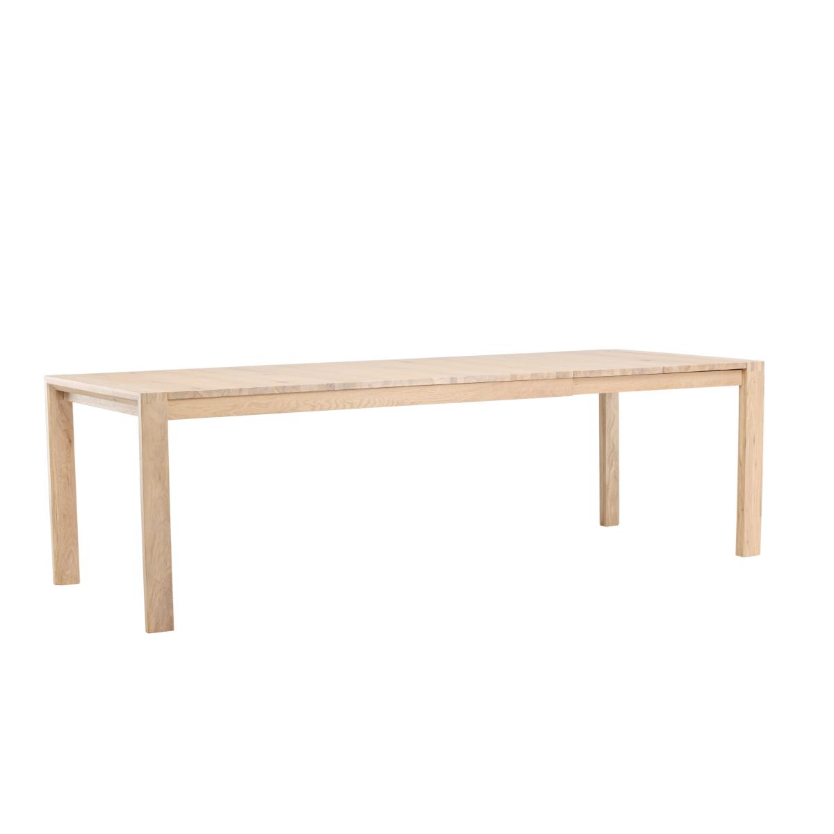 Svea - Tova uitschuifbare eettafel - 170 210 250 x 95 cm - whitewash