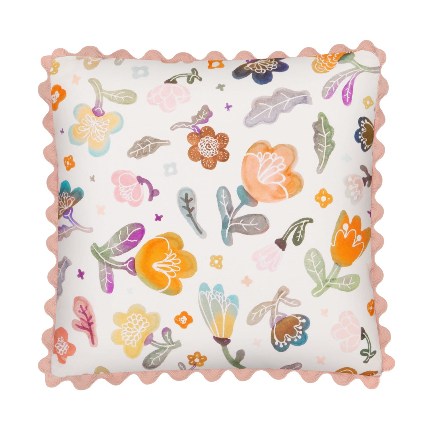 Cuscino divano 45x45 cm fiorellini