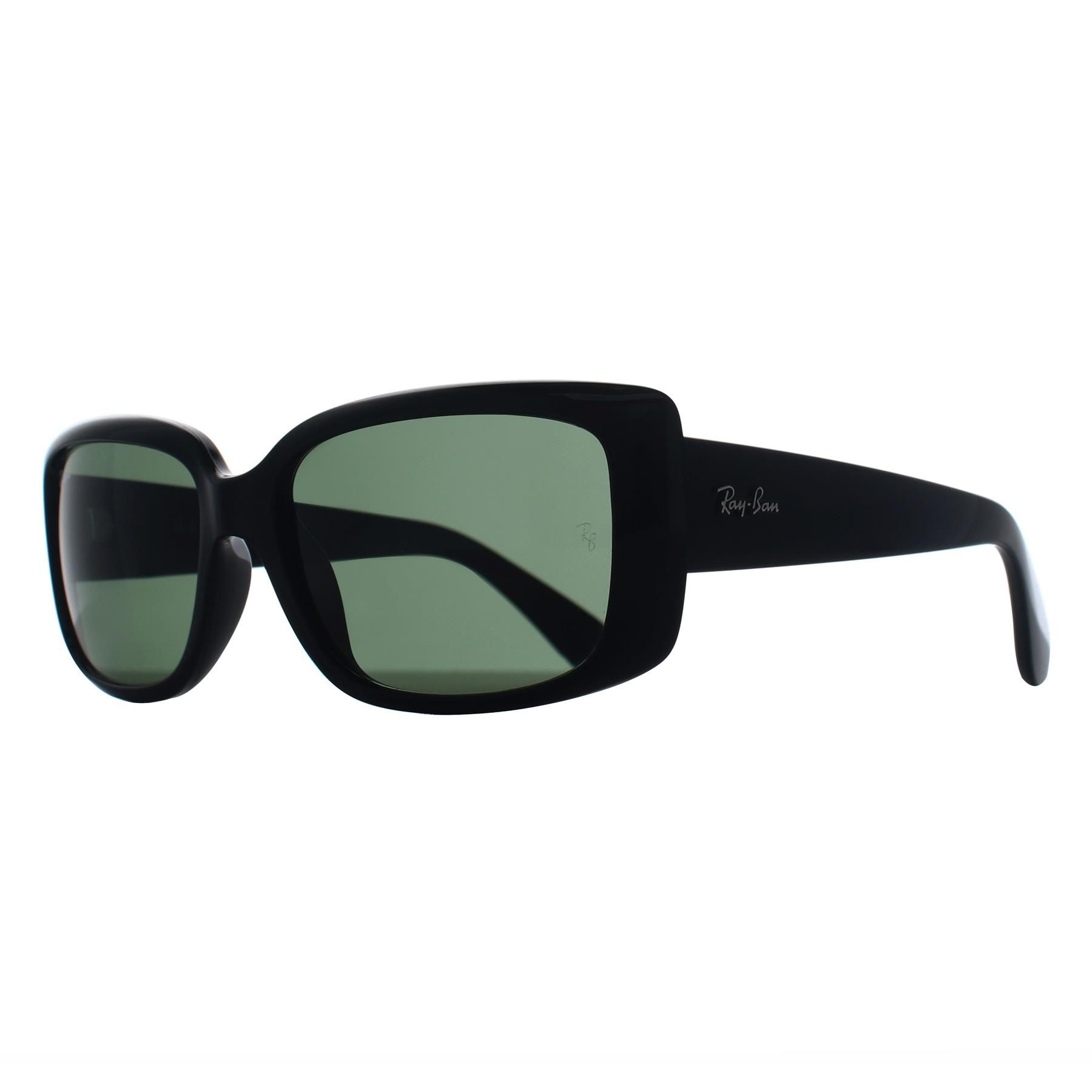 Ray-Ban Rectangle Black G-15 Green RB4389