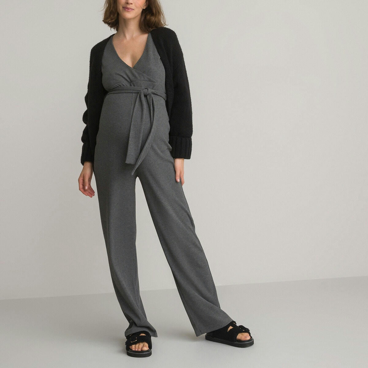 Combinaison pantalon de grossesse, maille jersey
