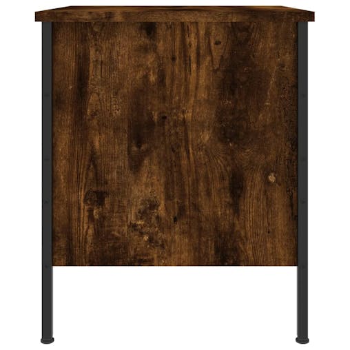 NNEVL Bedside Cabinets 2 pcs Smoked Oak 40x42x50 cm Engineered Wood