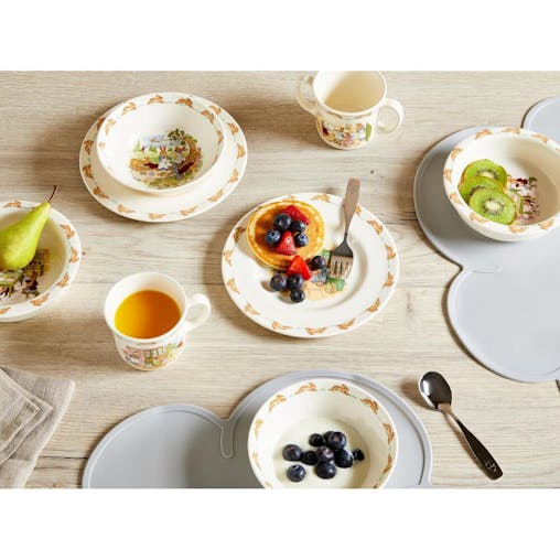 Royal Doulton Bunnykins Christening Mug & Plate 2 Piece Set