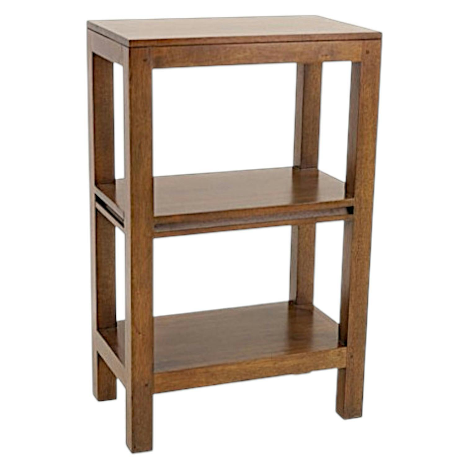 Etagère triple plateaux hévéa 80cm OLGA