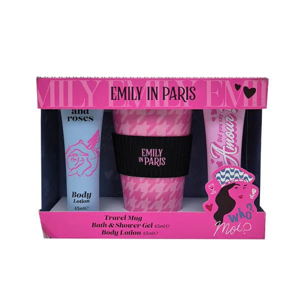 Emily In Paris Travel Mug Gift Set