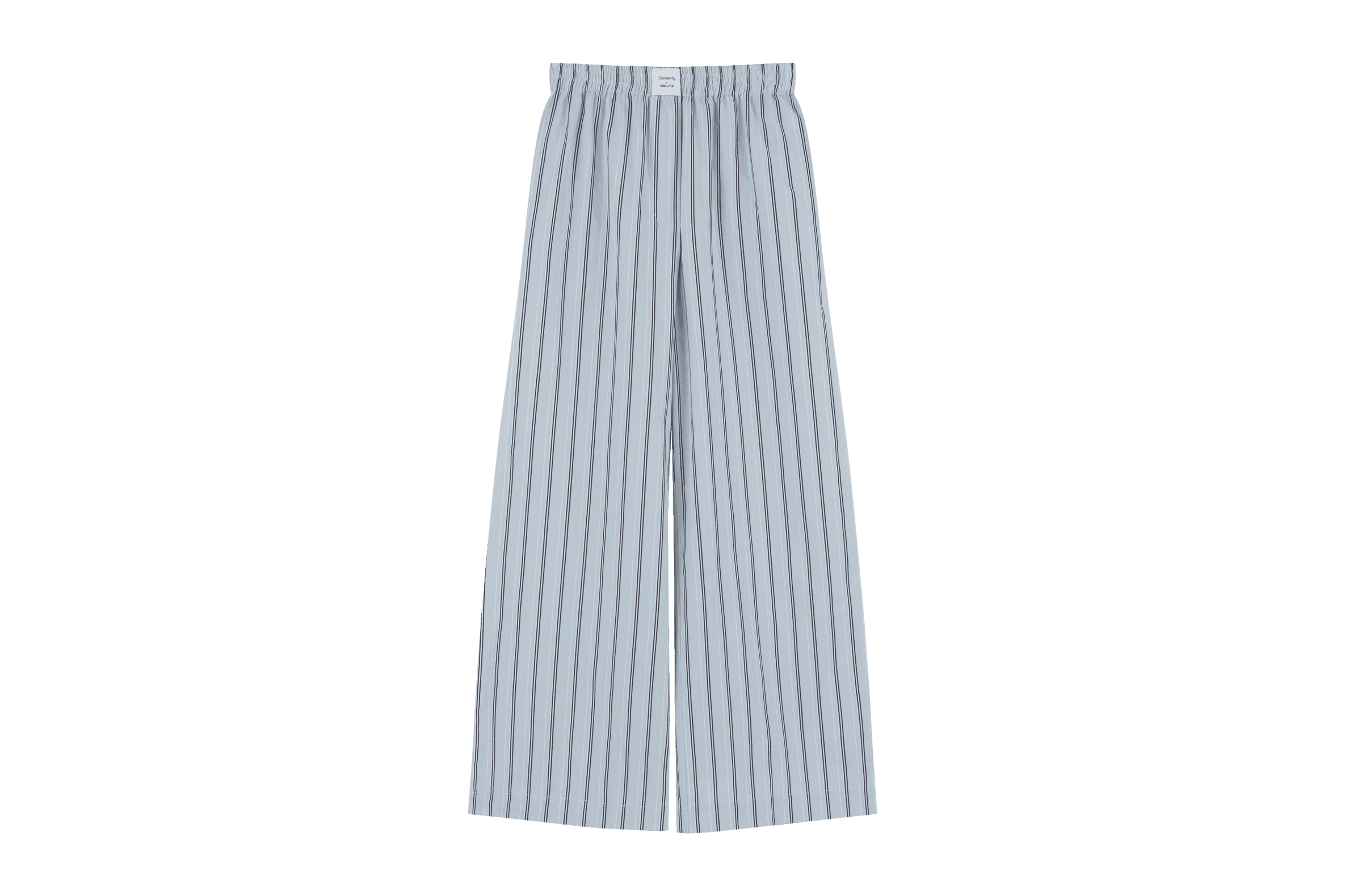 noo.ma Tala pyjamabroek Baby Blue - 100% biologisch katoen, gestreept, met zakken