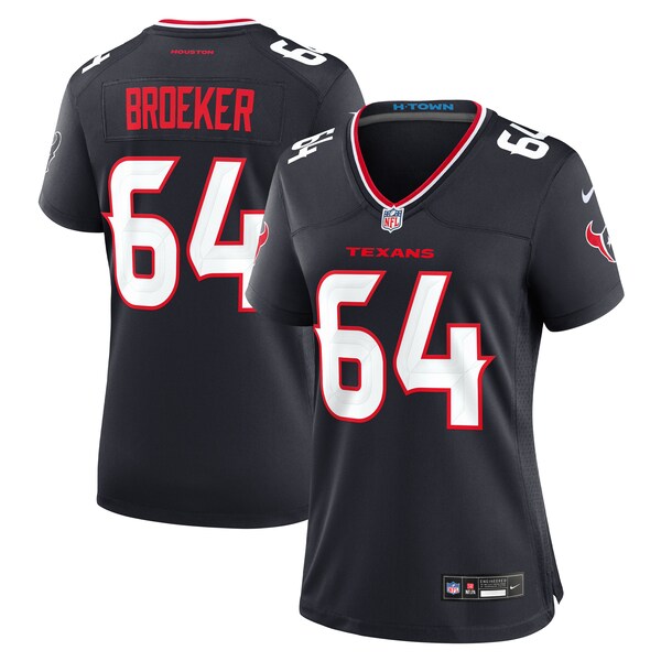 Nick Broeker Houston Texans Nike Women's Team Game Jersey -  Navy