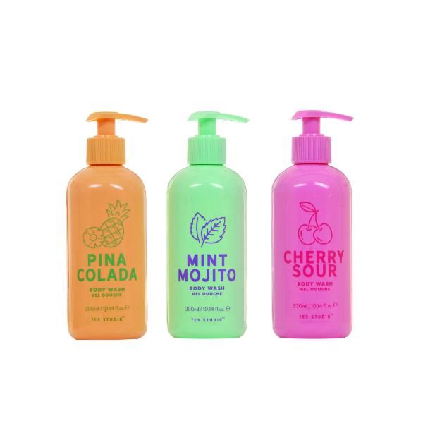 Yes Studio Cocktail Hour Body Wash Trio Gift Set