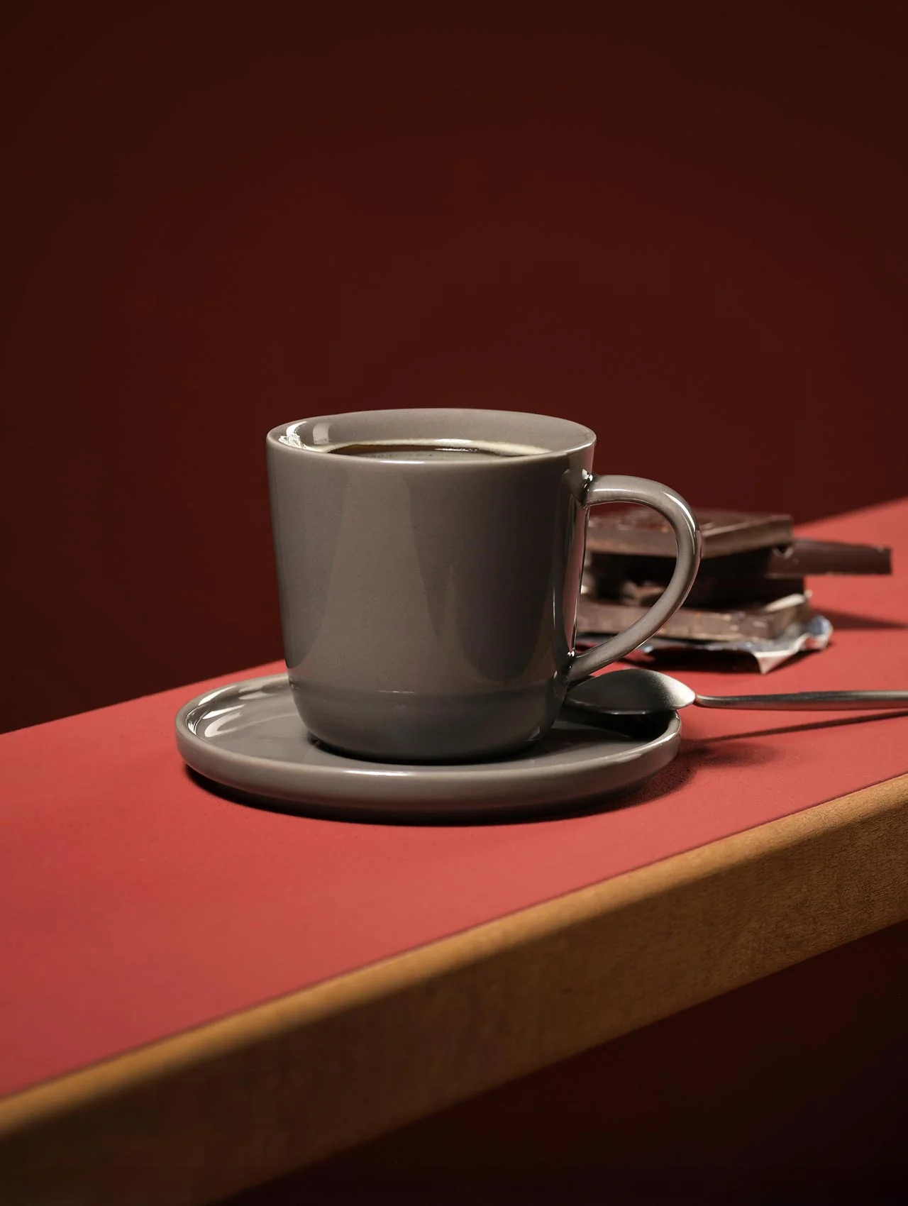 kaffeetasse mit unterteller,, kaori