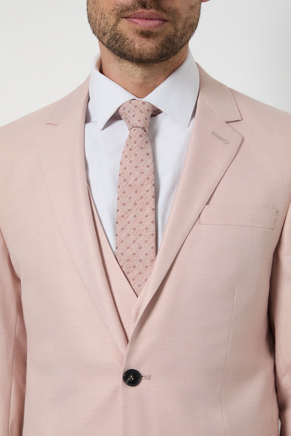 Burton Pink Geo Tie