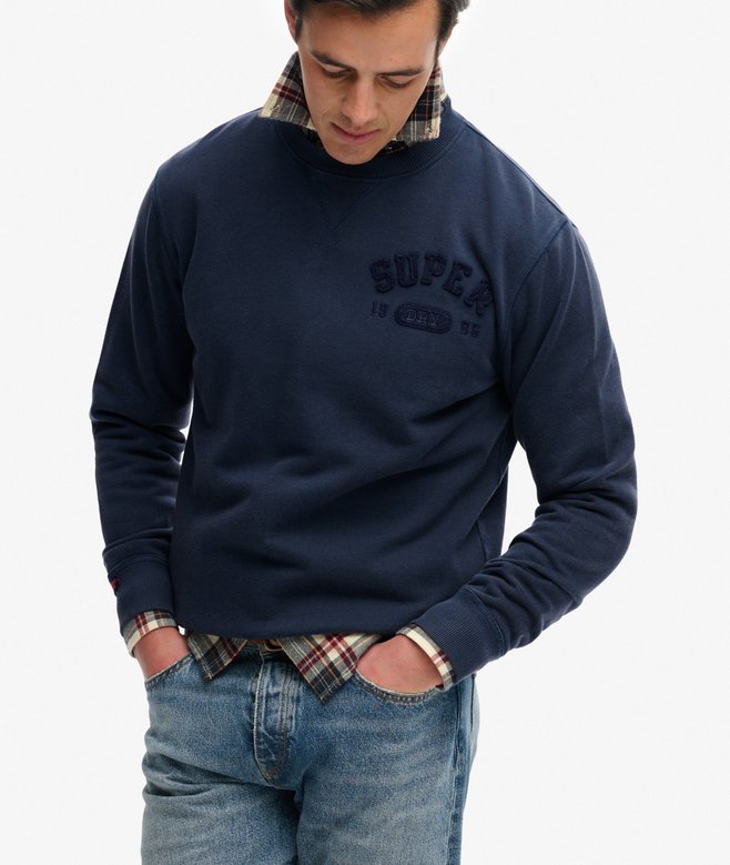 Vintage Athletic Tonal Crew Sweatshirt