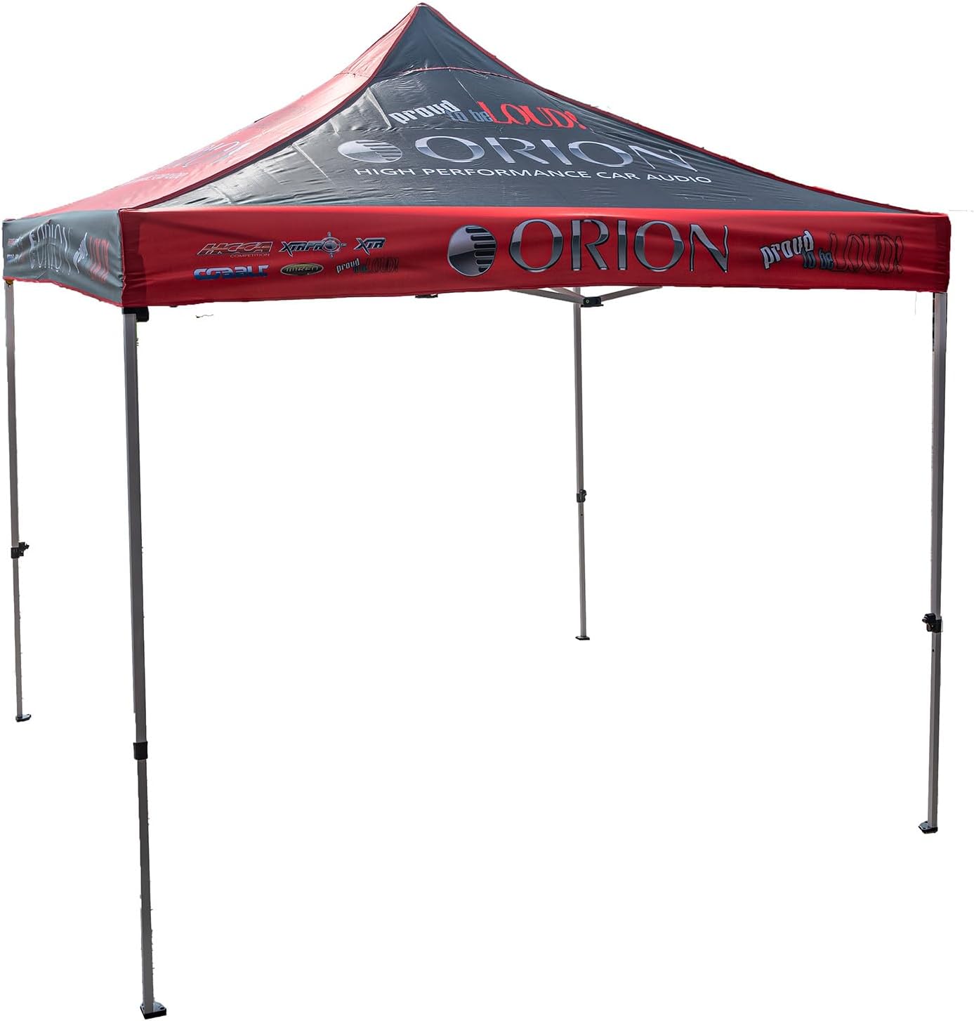 Orion Pop-Up Canopy Tent 10x10ft – Waterproof Shelter with UV Protection  Heavy-Duty Frame  Quick Setup for Camping  Beach  Festivals  and Tailgating  Ideal for Portable Shade and Weather Protection