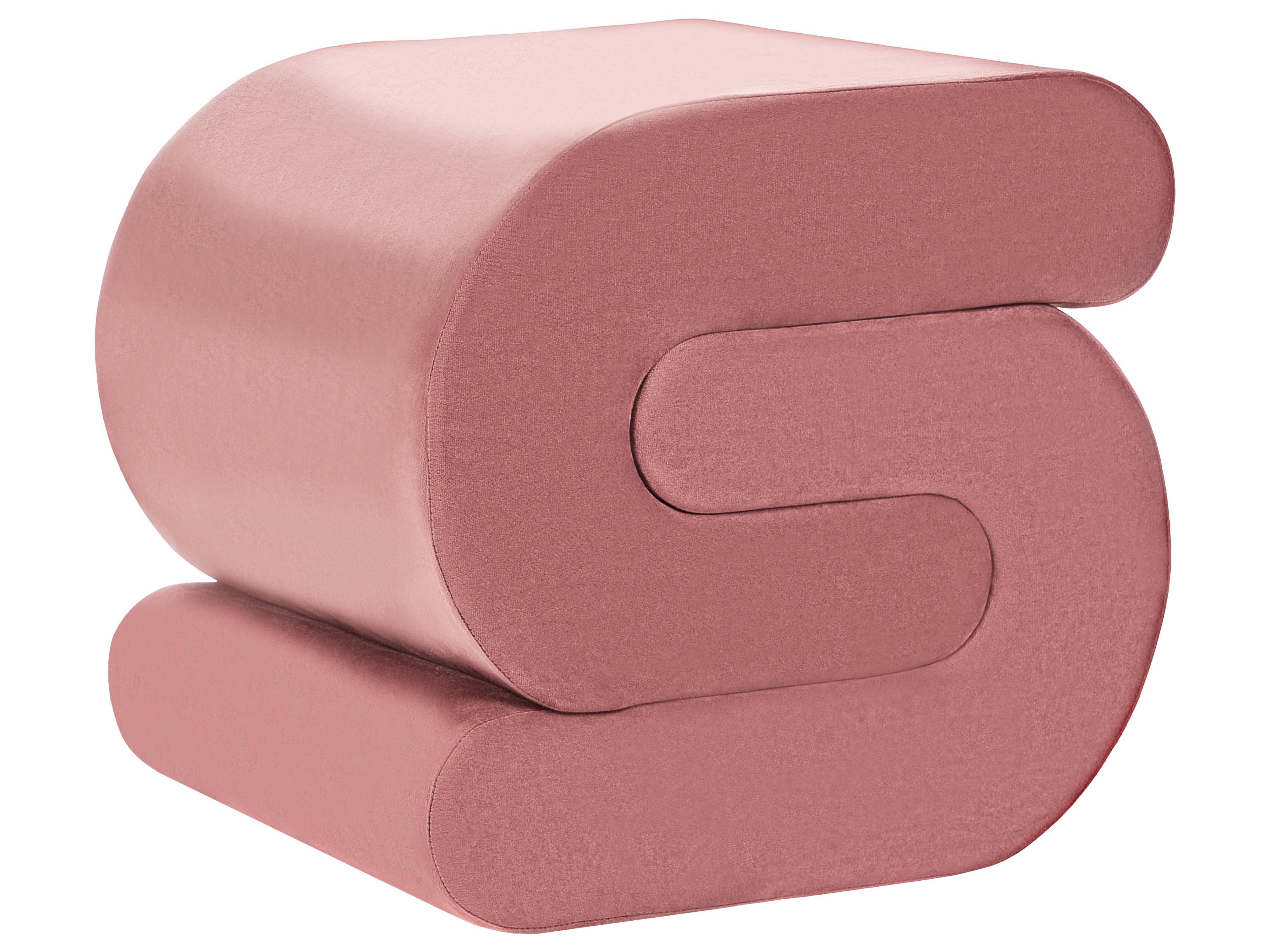 Pouffe ARCADIA Velvet Pink