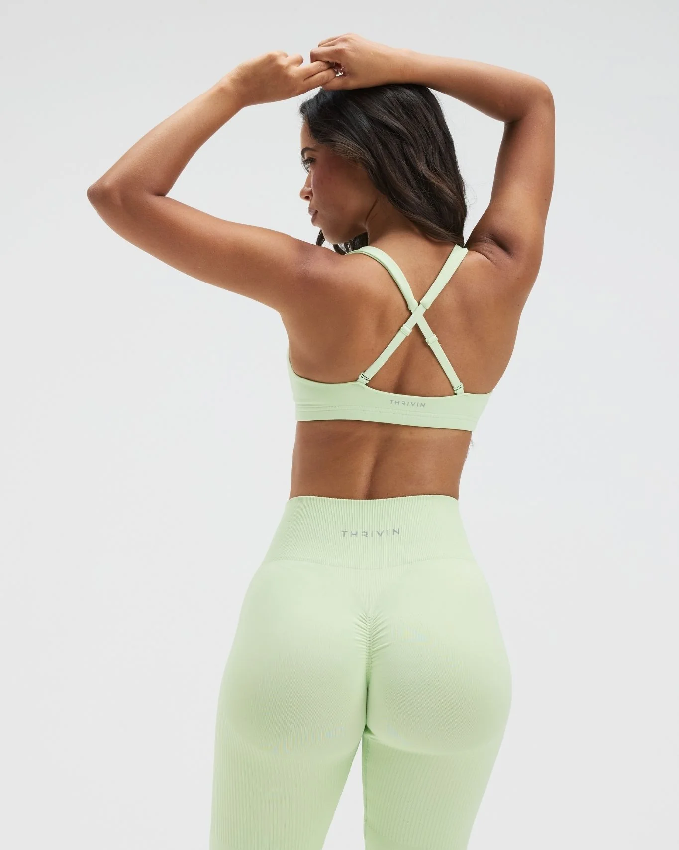 Elevate™ Sculpting Medium Impact Multiway Bra | Pistachio Green