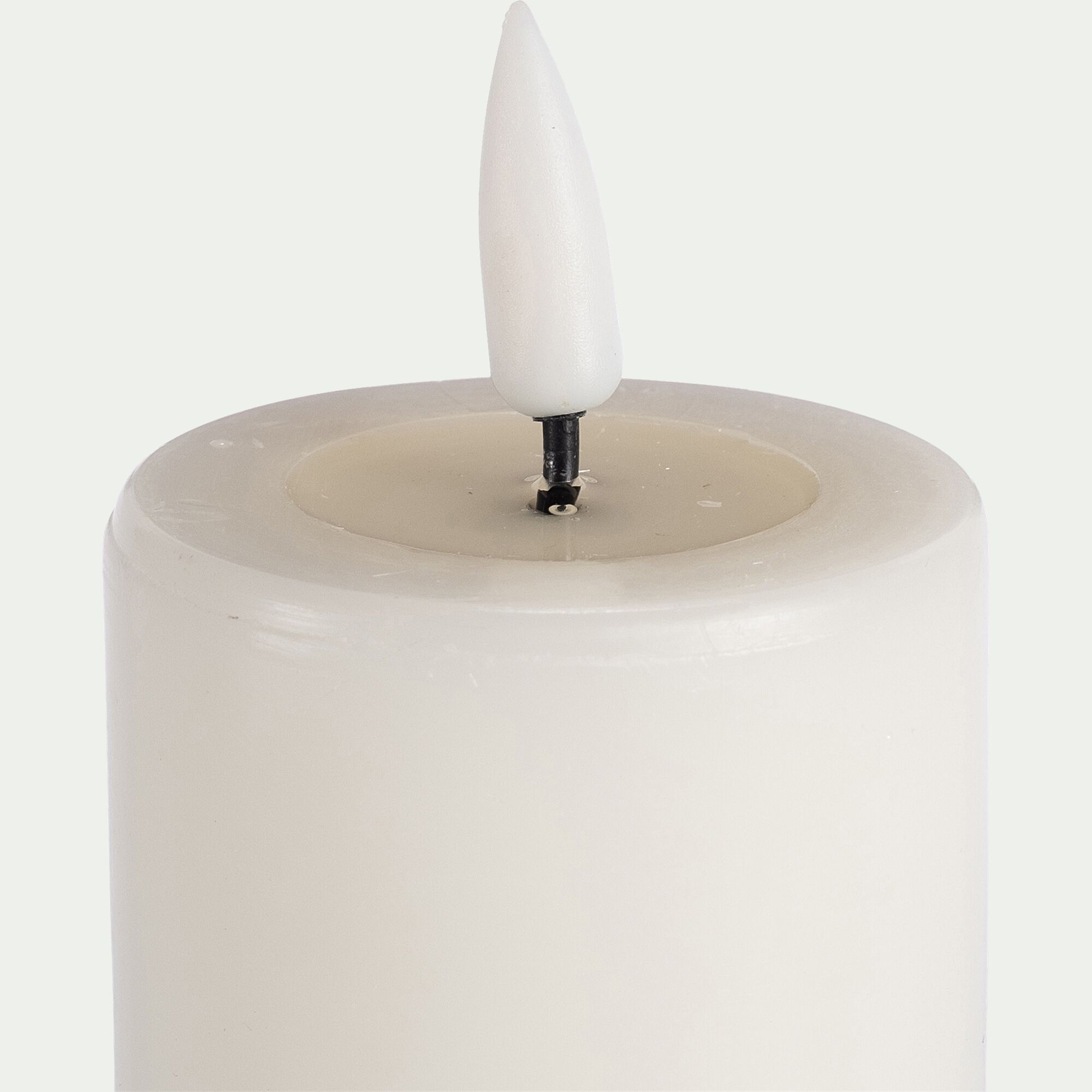 ARLANO - Bougie à LED D5XH12,5cm - blanc