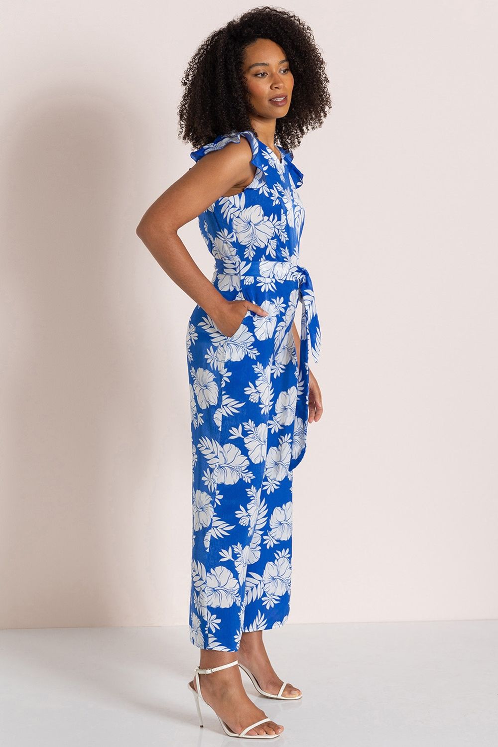 Klass. Floral Printed Jumpsuit