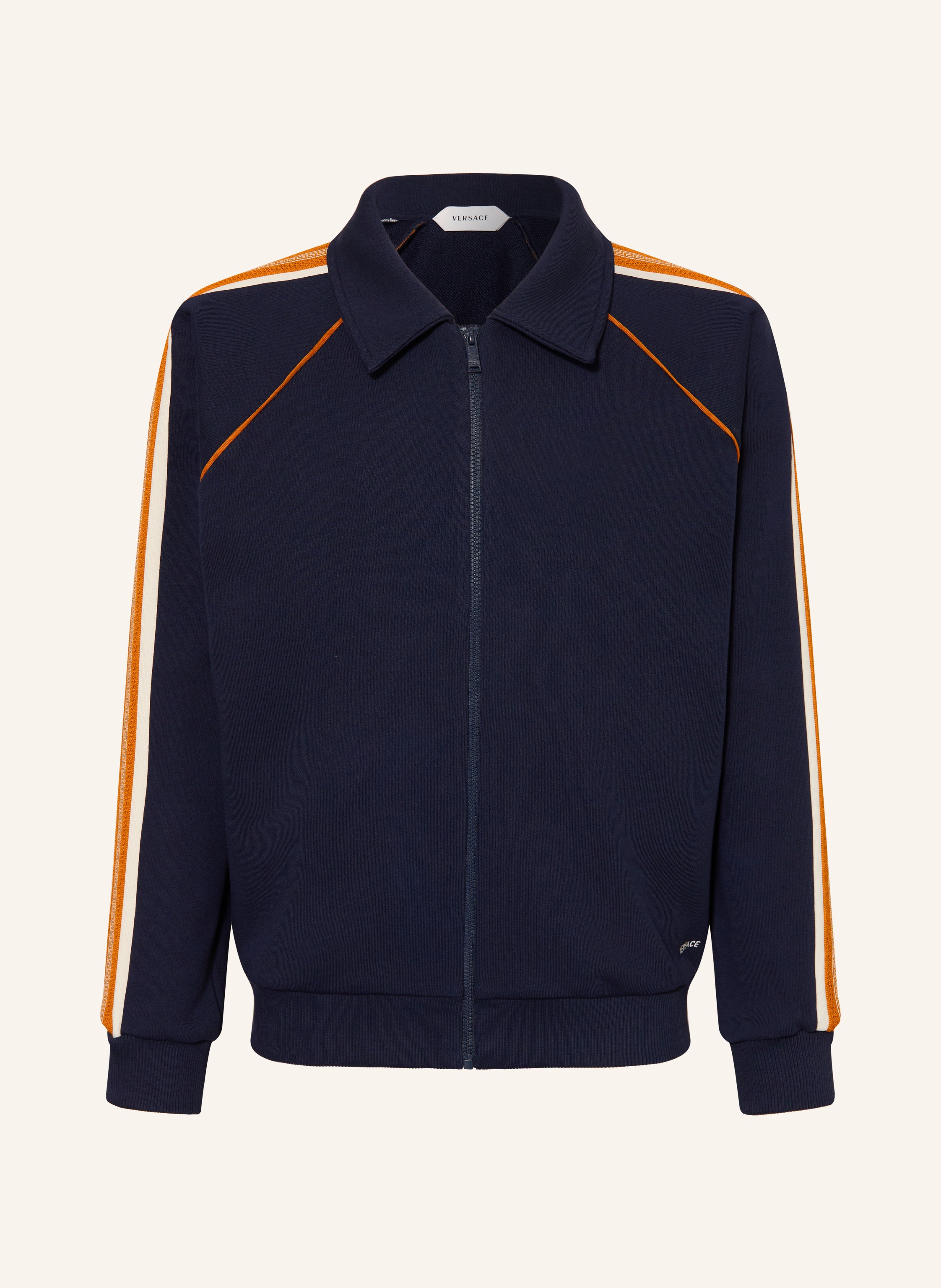 VERSACE Sweatjacke mit Galonstreifen