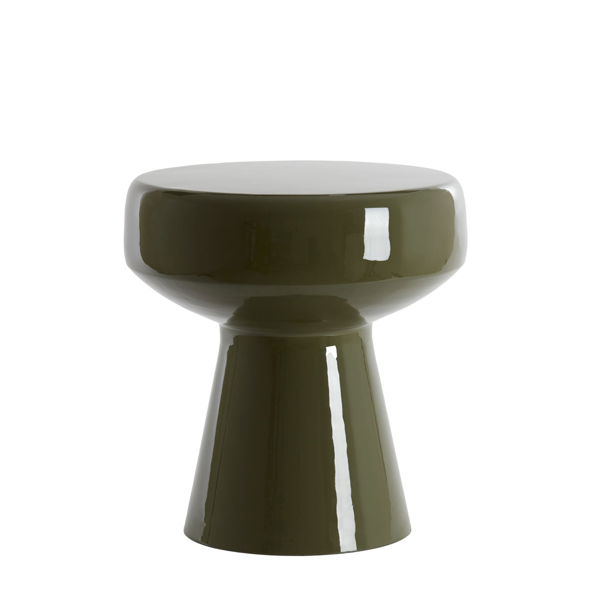 Light & Living bijzettafel Dakwa - groen - Ø38cm