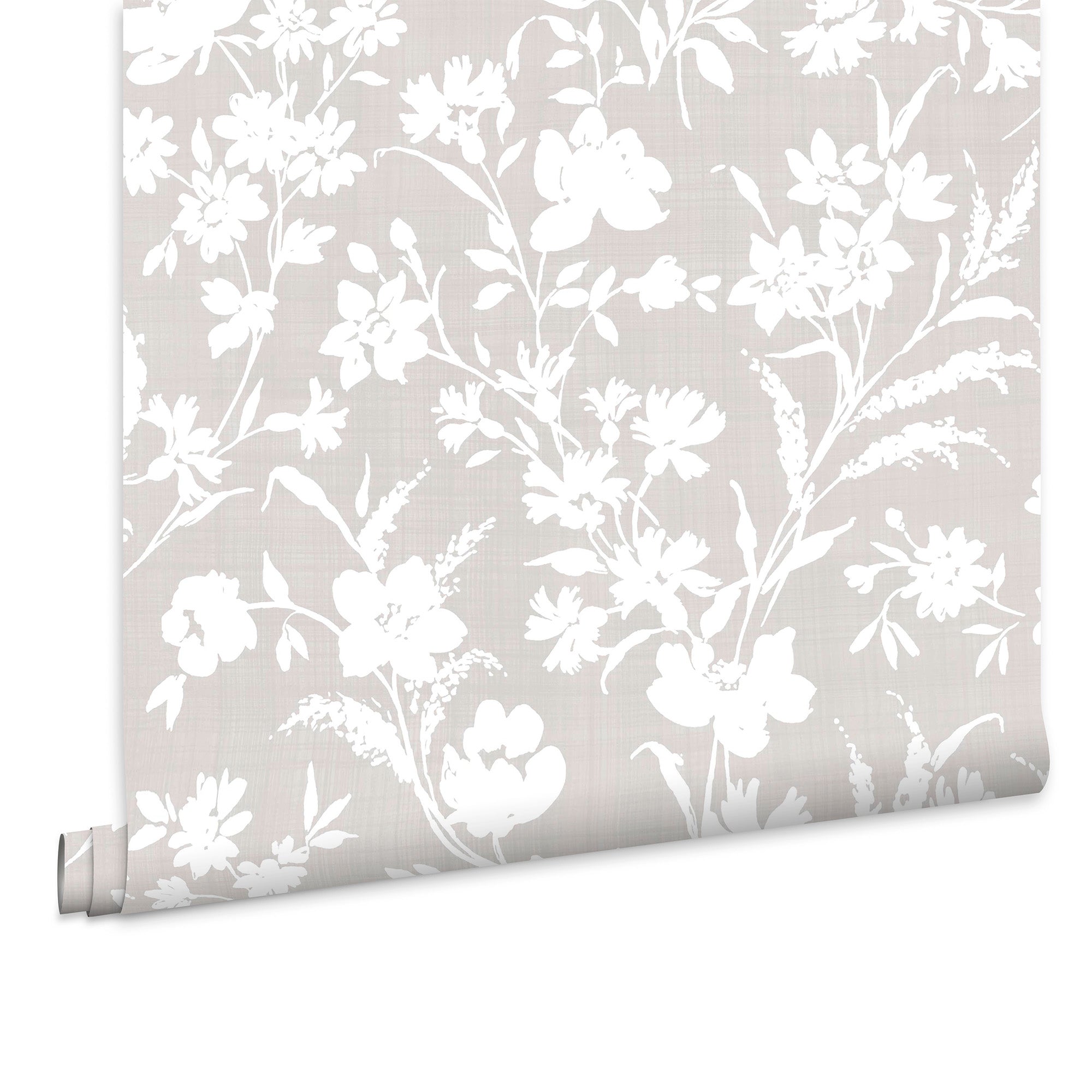 Laura Ashley Vliesbehang - Rye Dove Grey
