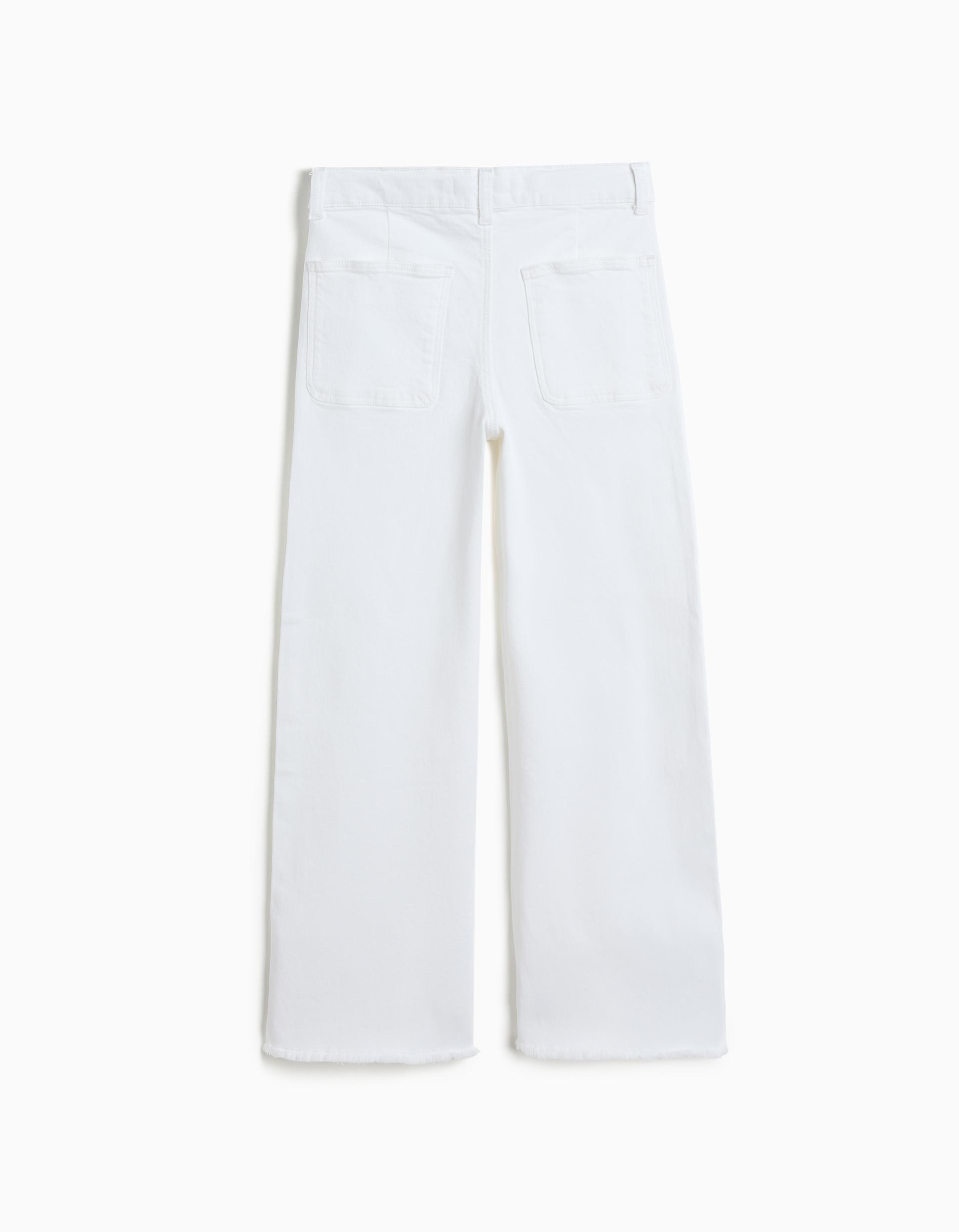 Calças de Ganga 'Marine', Menina, Branco