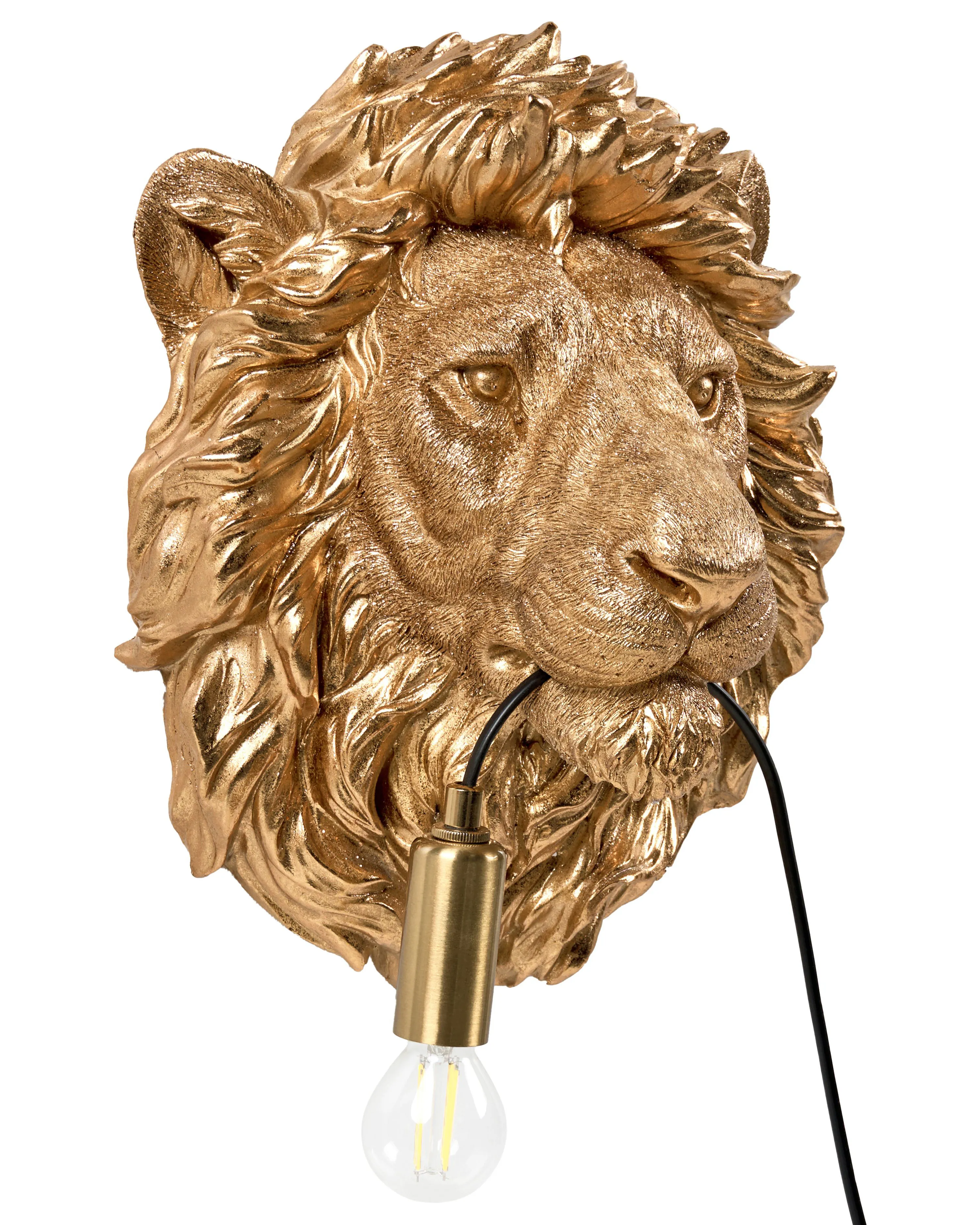 Wall Lamp Lion SIMBA Gold