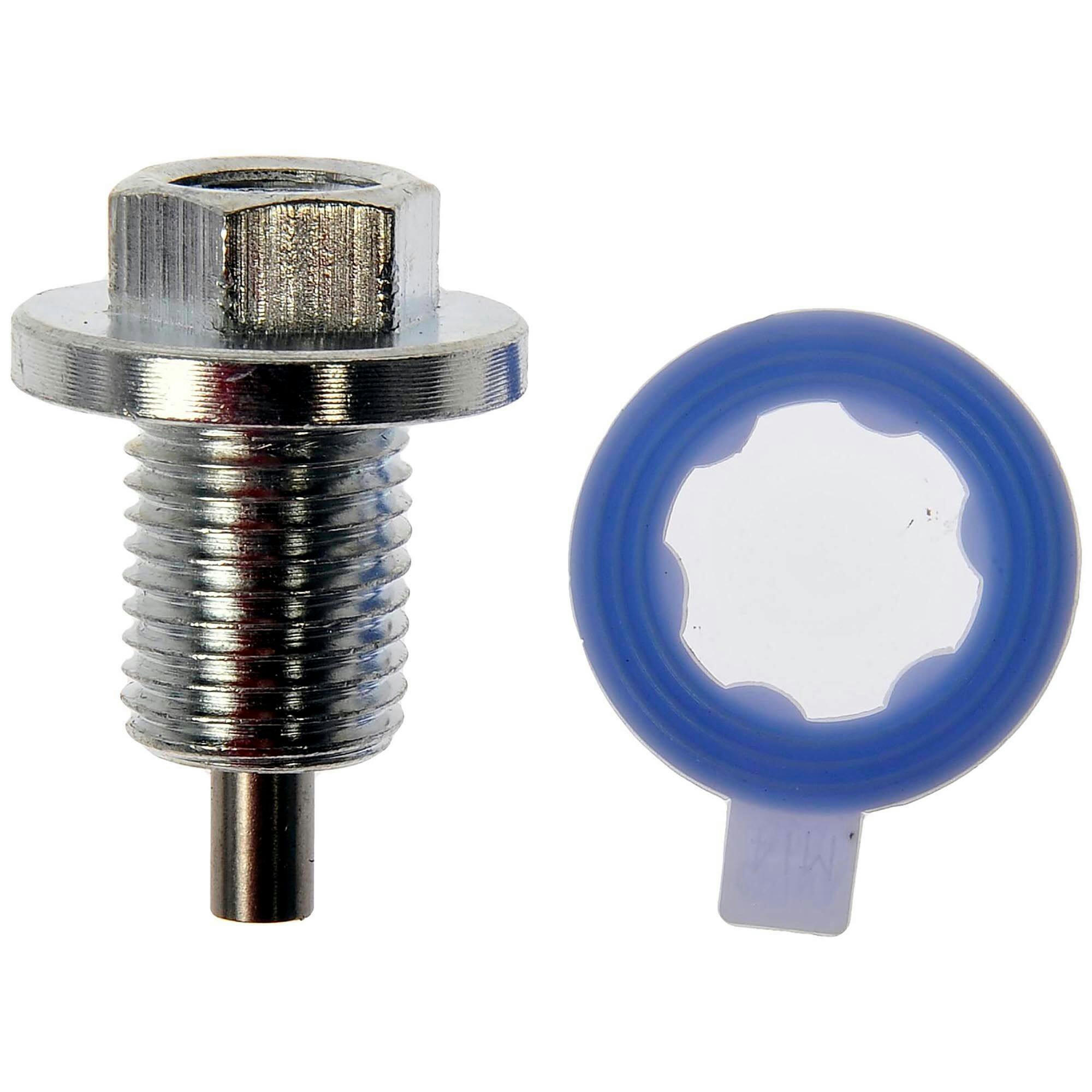 Dorman 090-036CD Steel Engine Oil Drain Plug with Gasket, M14-1.50, Head Size 14mm