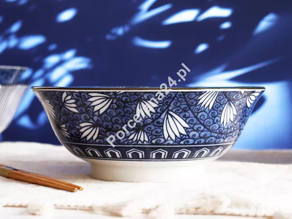 Miska do ramenu 21 cm/1,2 L Tokyo Design Studio - Hana Blue 22267
