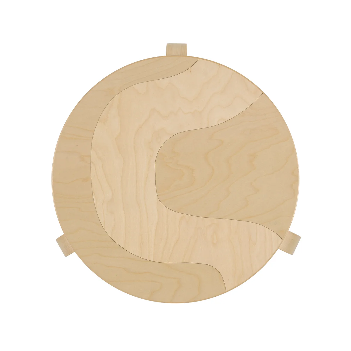 Artek x Marimekko - 90D Beistelltisch, Seireeni, Birke natur (Anniversary Edition)