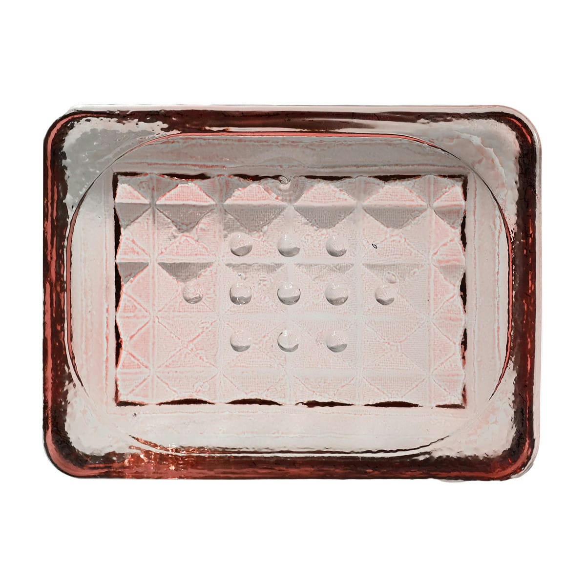 BRAID - Portesavon en verre recyclé  petale 12x9x3 cm