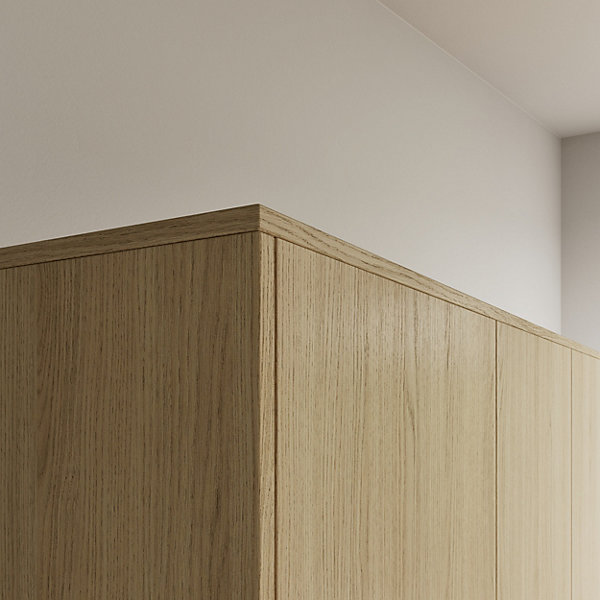 Corniche Elcot effet chêne l.240 x H.1,6 cm GoodHome