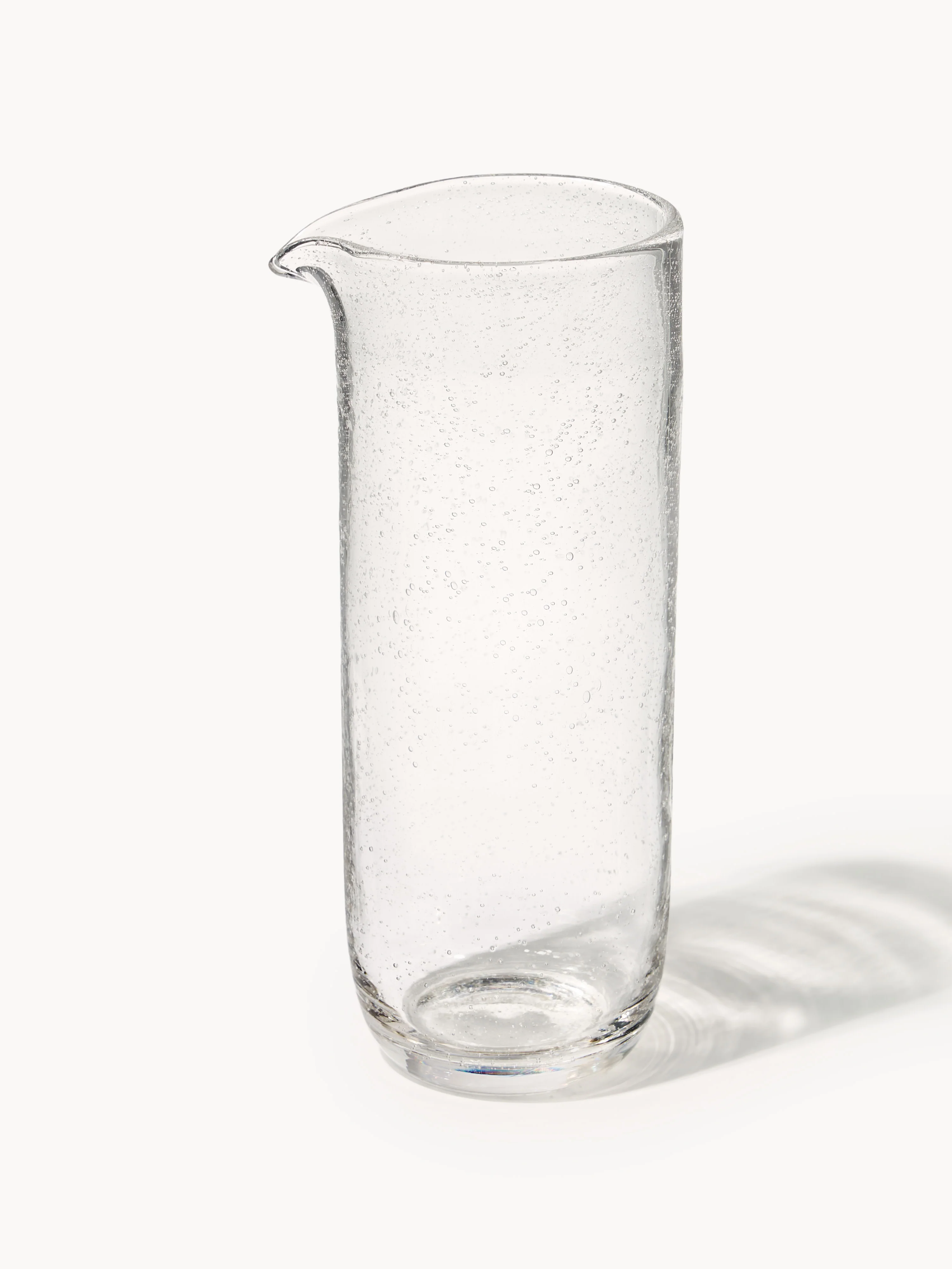 Mundgeblasene Karaffe Hippolyte mit Luftbläschen, 840 ml