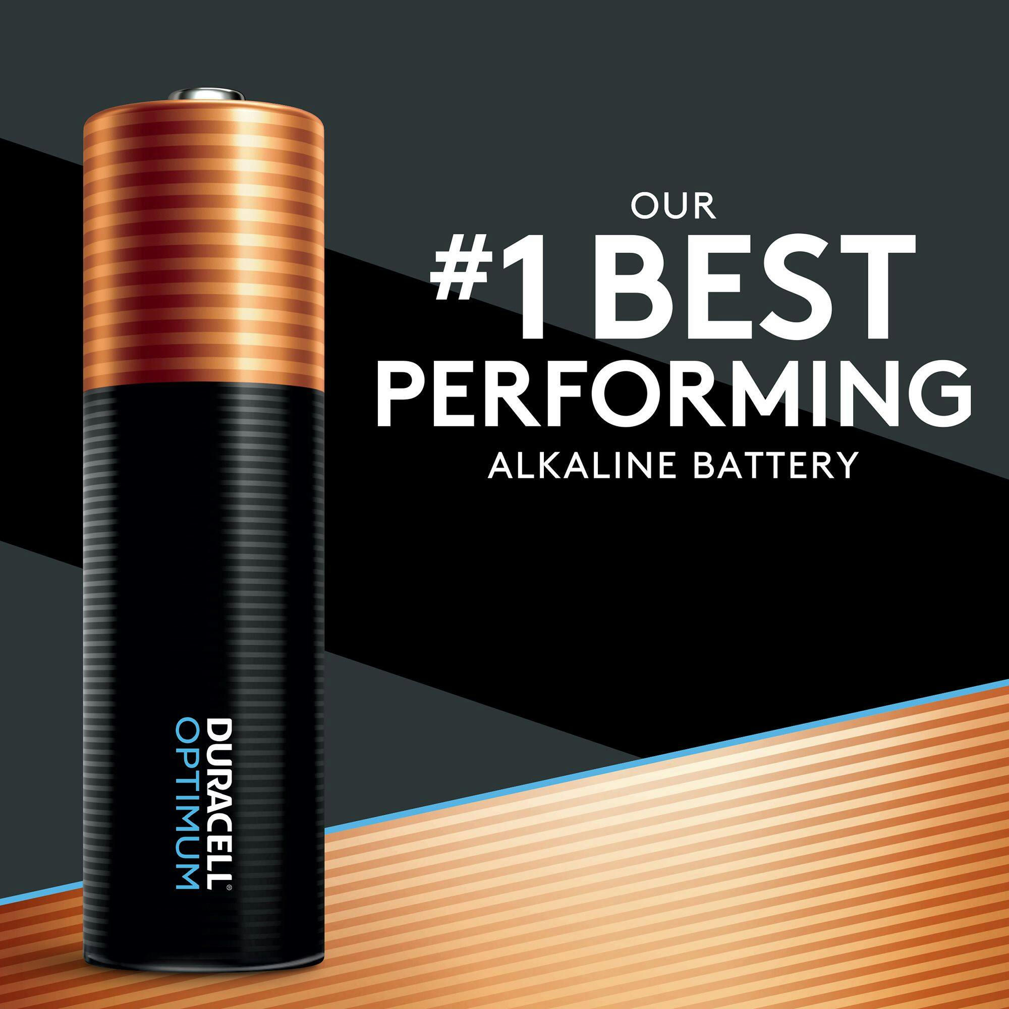 Duracell Optimum AA Batteries, Alkaline, 12-pk