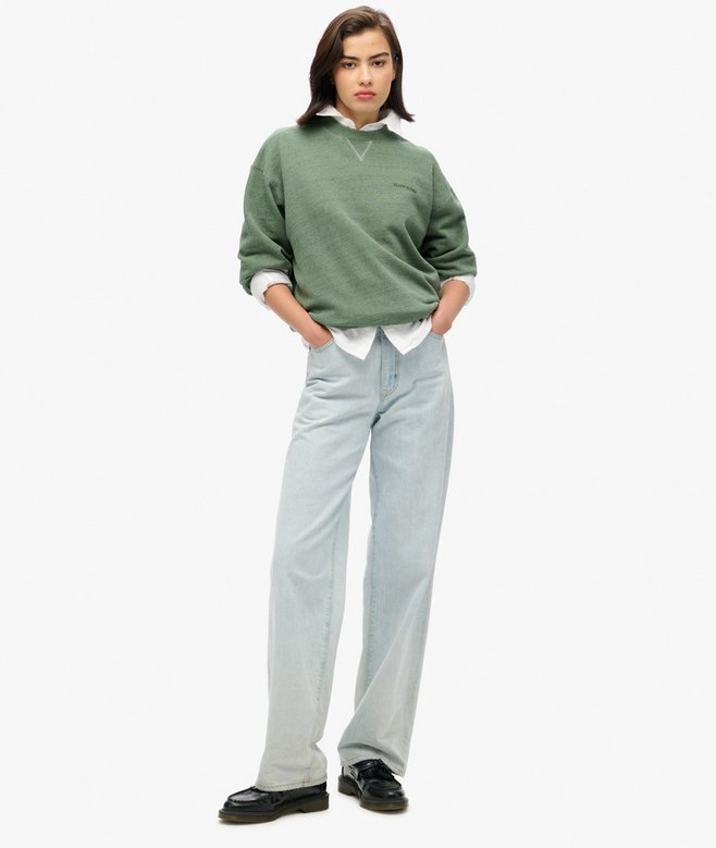 Essential Logo Overdyed Sweatshirt