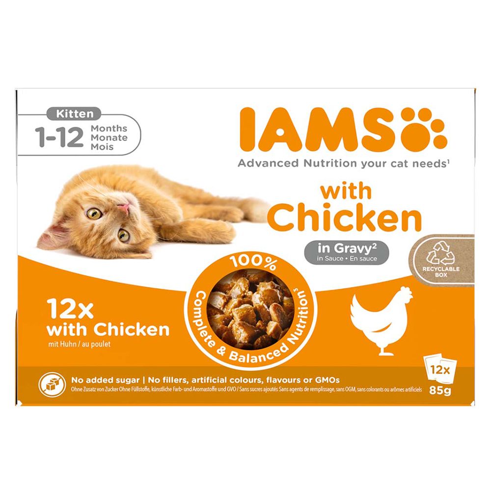 IAMS Advanced Nutrition Kitten Chicken in Sauce