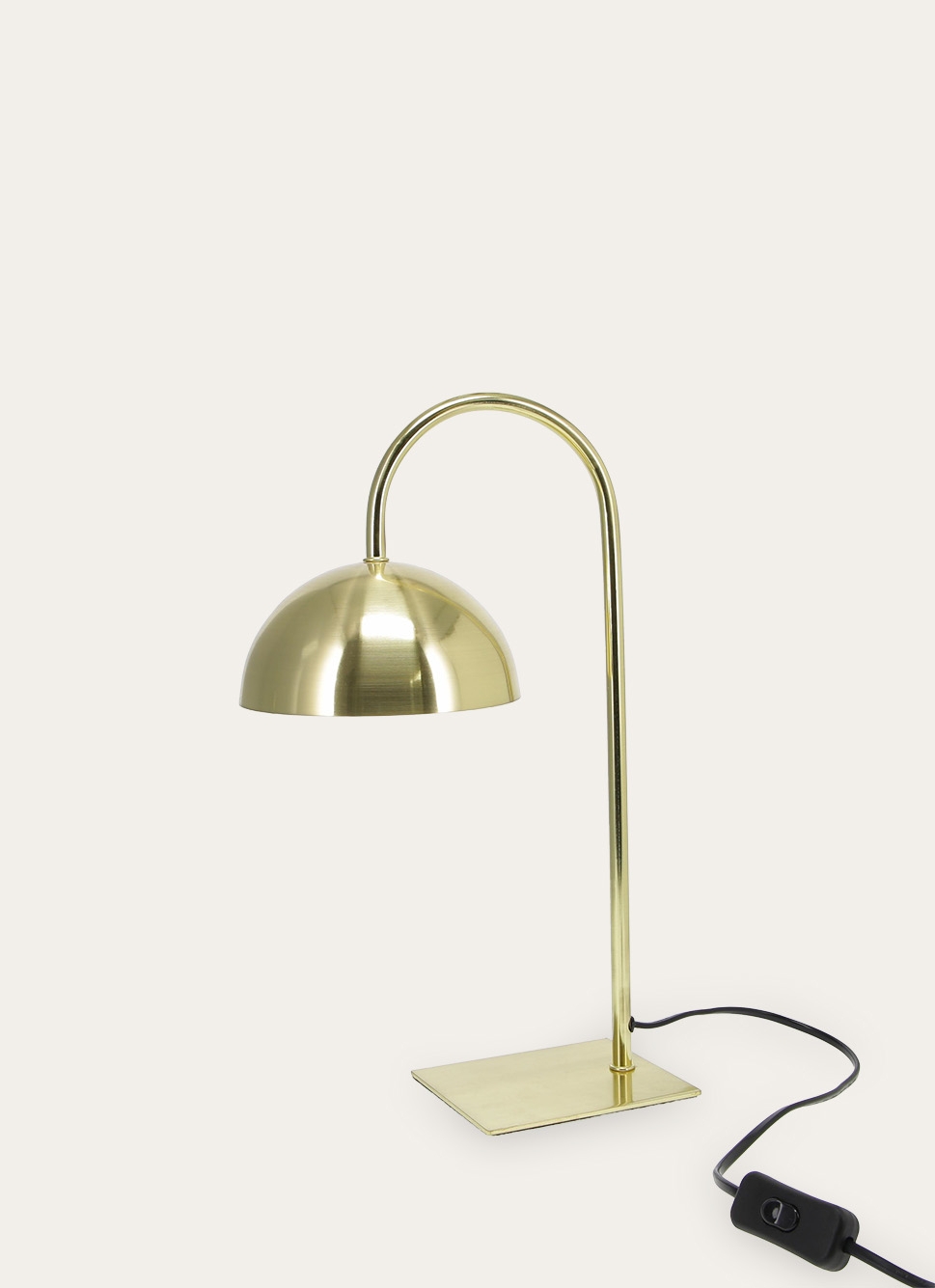 LAMPE à POSER EN MÉTAL DESIGN 70' DORE
