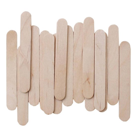 Mini Natural Wooden Craft Sticks 250 Pack