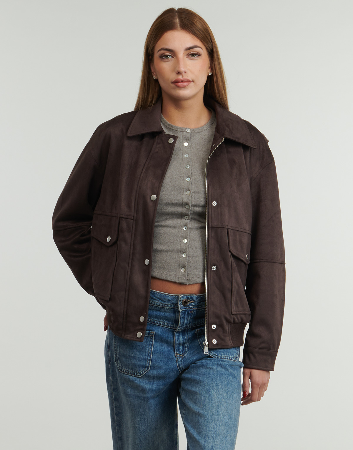 Only - ONLNALA LIFE FAUX SUEDE - Brown