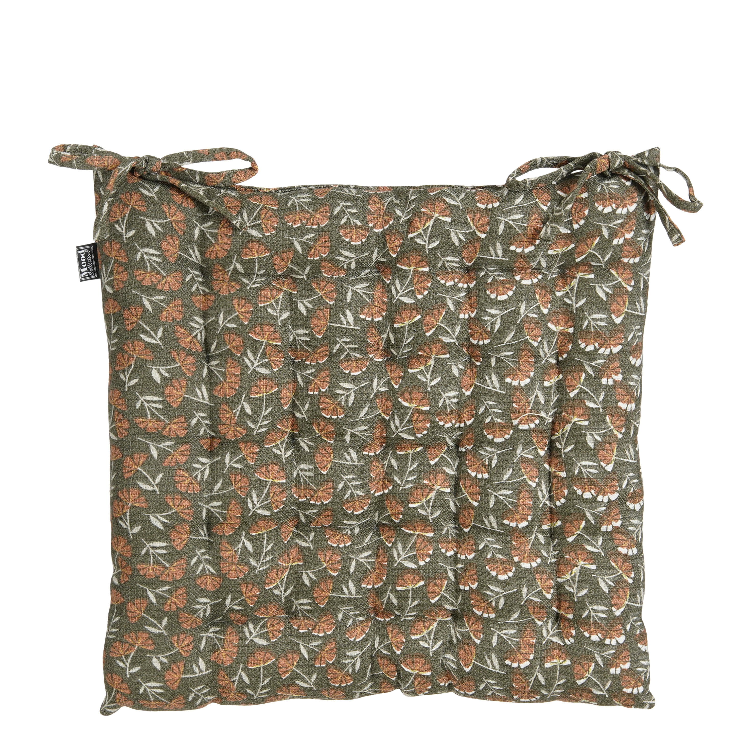 DUORO - Coussin de chaise d'exterieur vert 45x45