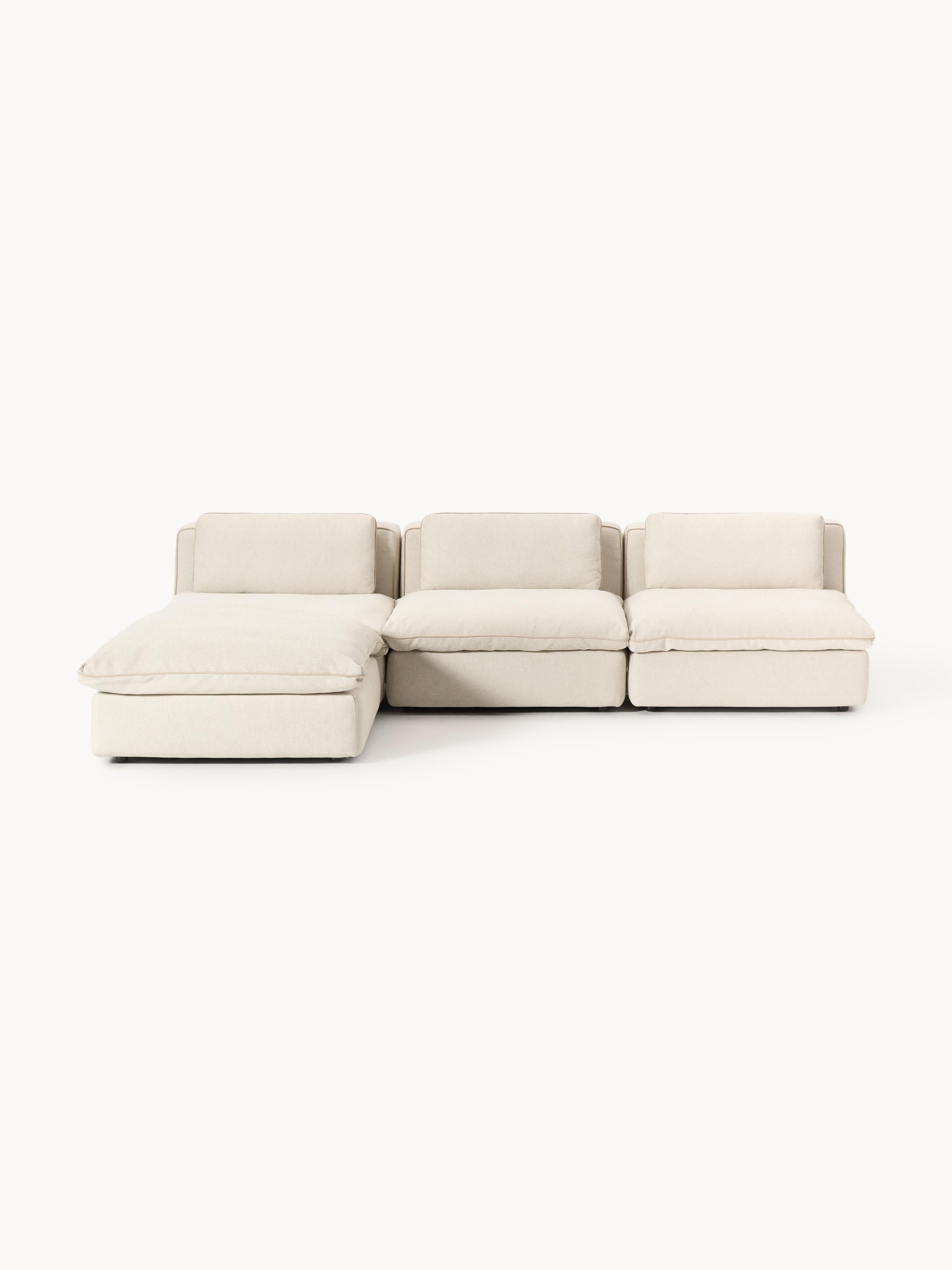 Modulares Sofa Felix mit Hocker (links/rechts)
