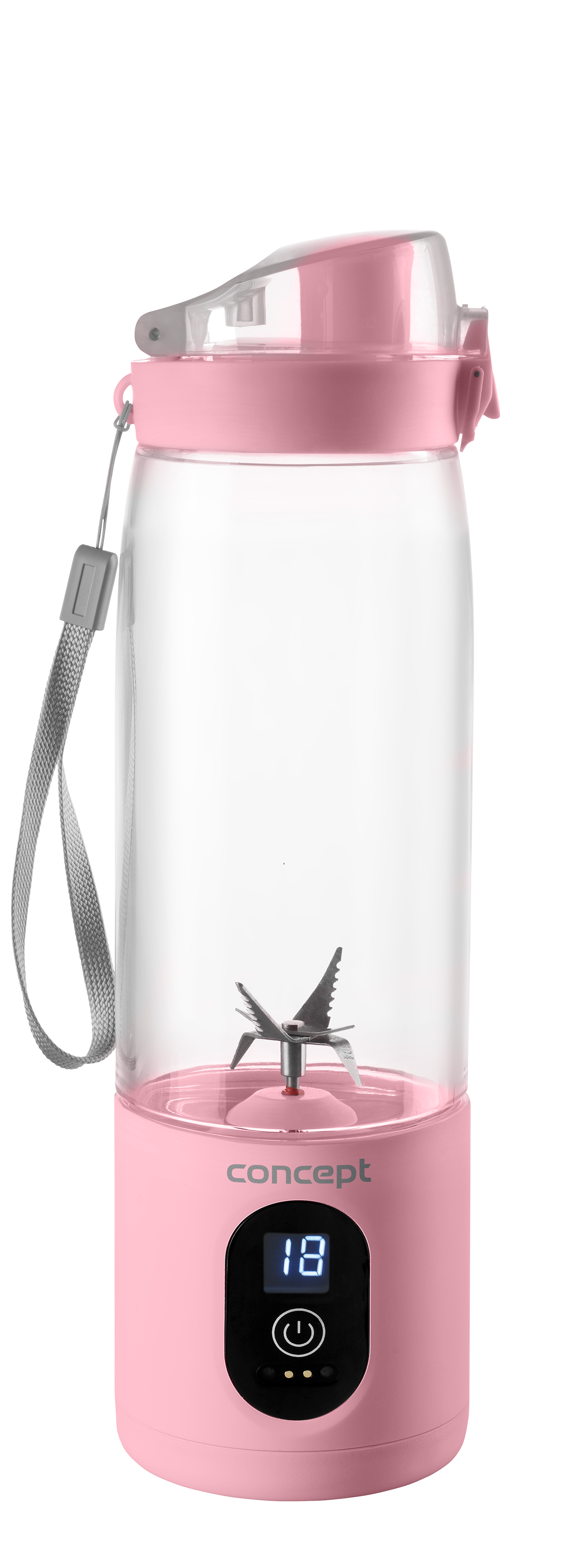 Blender/Smoothie bezprzewodowy FitMaker różowy SM4003