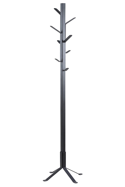 Wieszak na ubrania metalowy Vinson 181 cm czarny