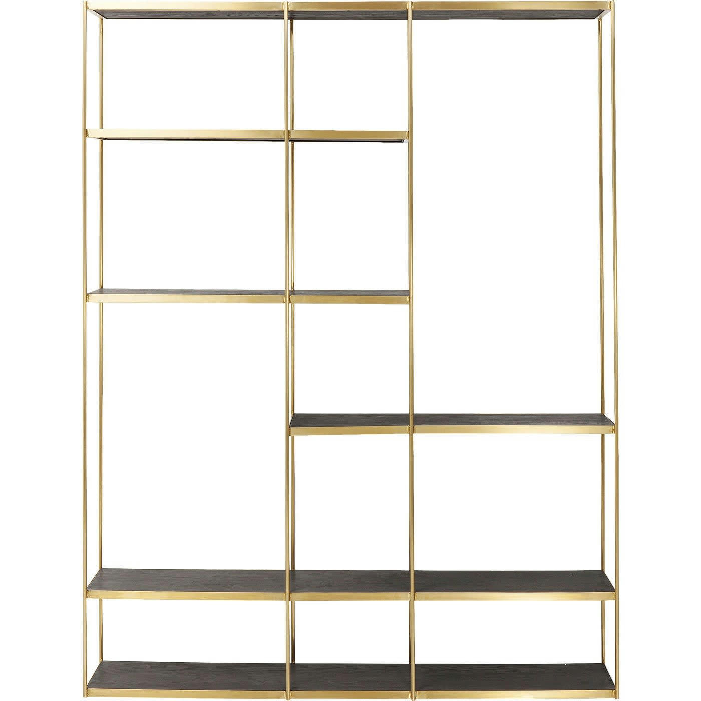 CAMPS BAY - Etagère 200cm en acier et chêne massif