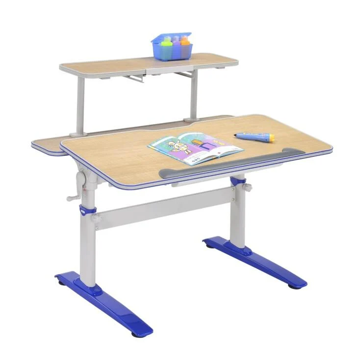 SingBee Double Top Kids Desk, Adjustable Height, Quick Assembly - Model SBD-501