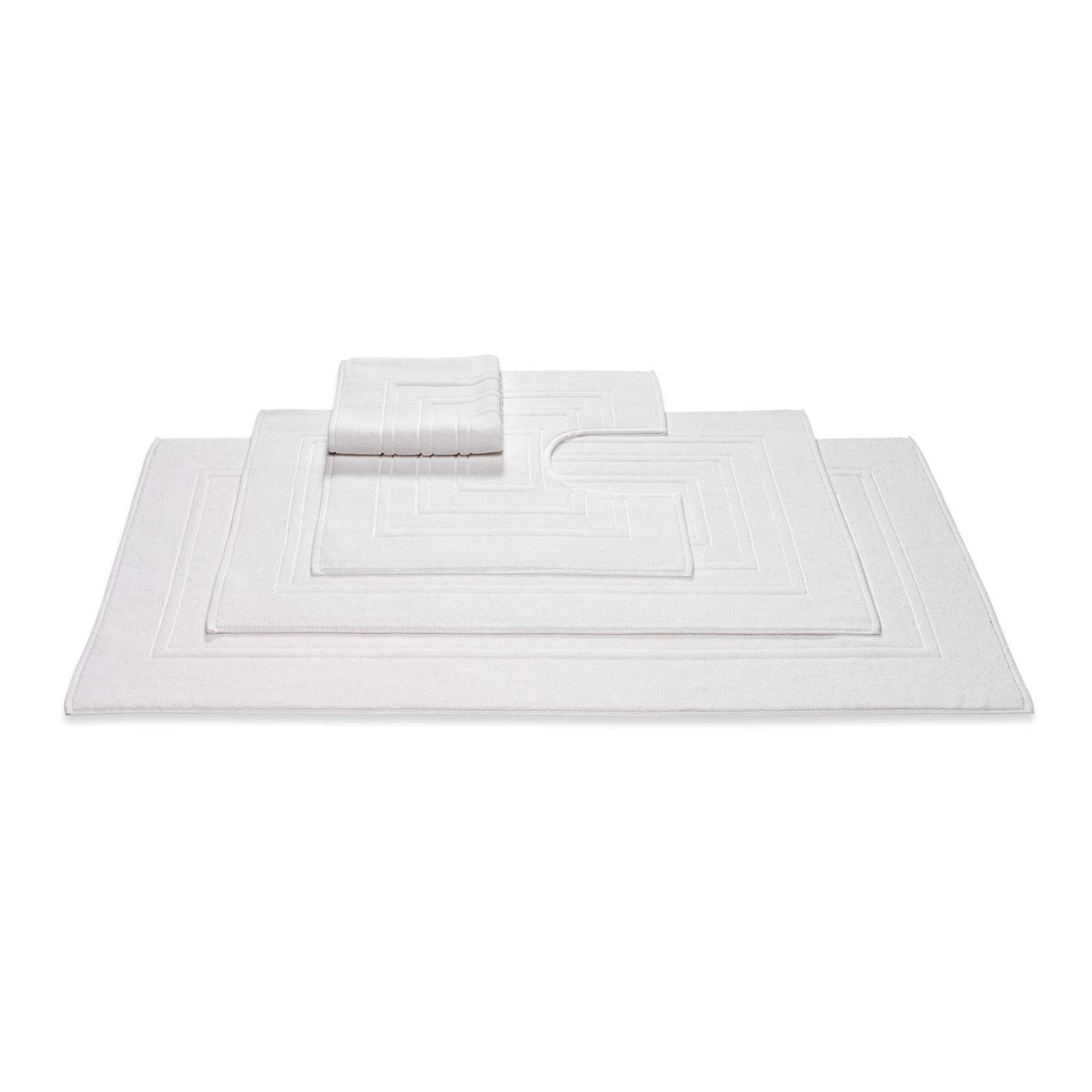 Houston Badmat White   60 x 60 cm   Wit   Katoen
