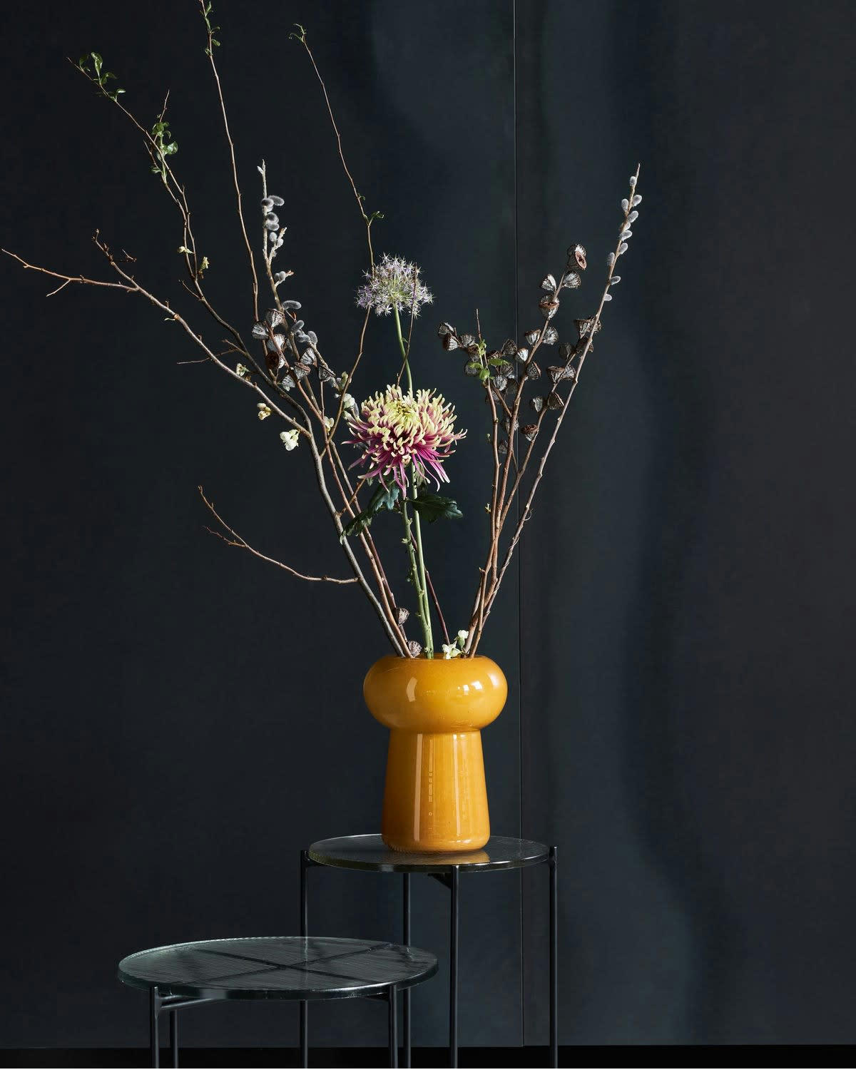 - Vase Verre Ambre 18X18