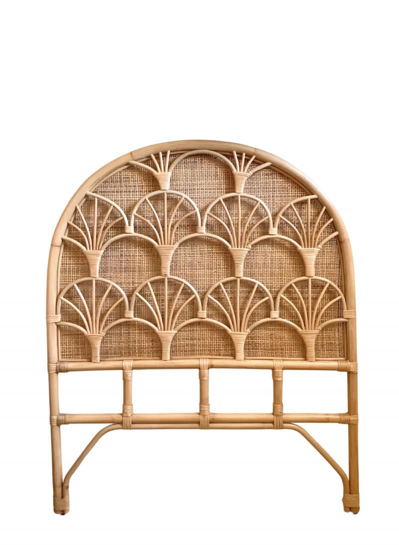 PALM - Tête de lit rotin et cannage